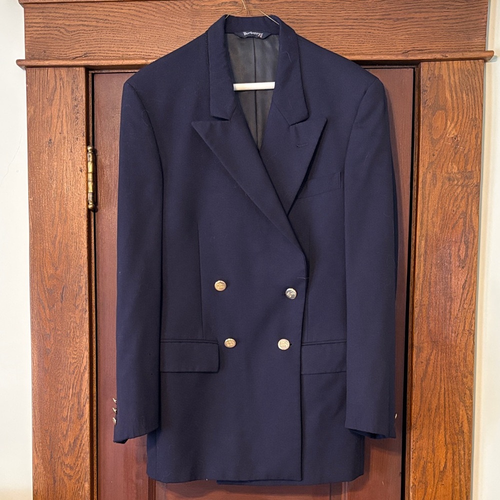 Men’s Burberry Navy Blazer 38